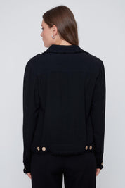 Veston Coutures Effilochées