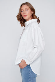 Chemisier Détail de Broderie Anglaise
