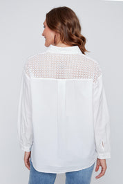 Chemisier Détail de Broderie Anglaise