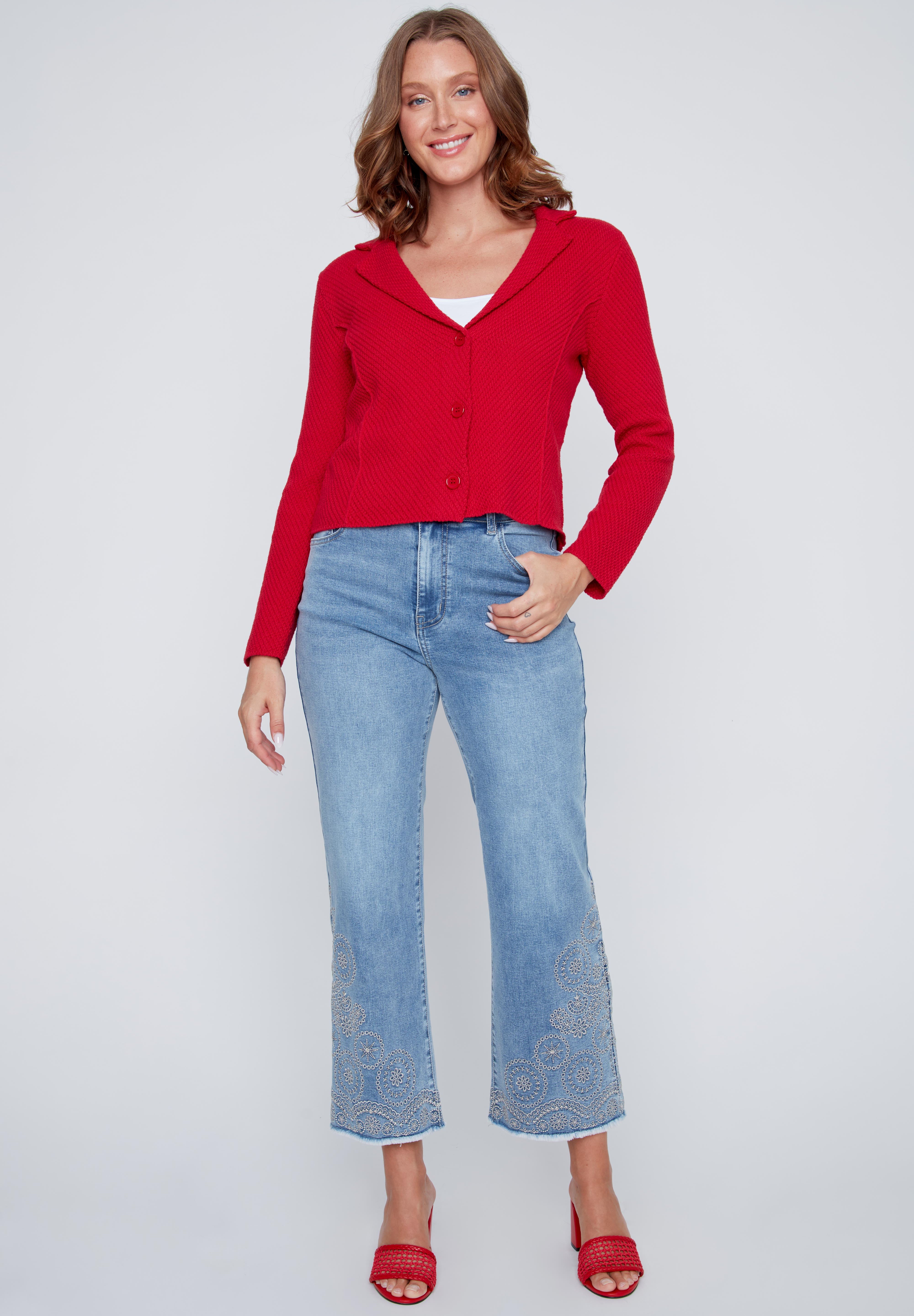 Veston en Tricot Extensible