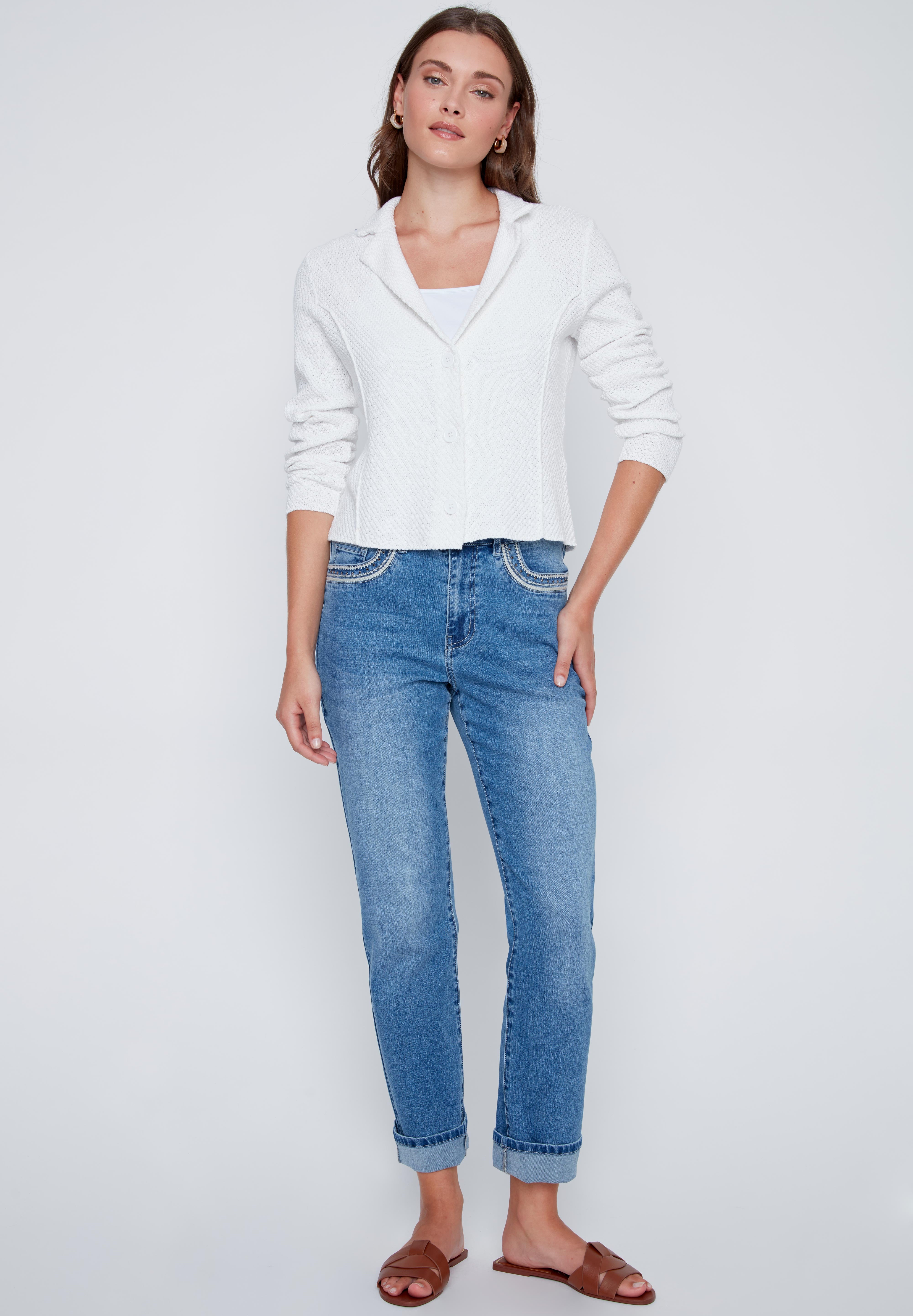 Veston en Tricot Extensible