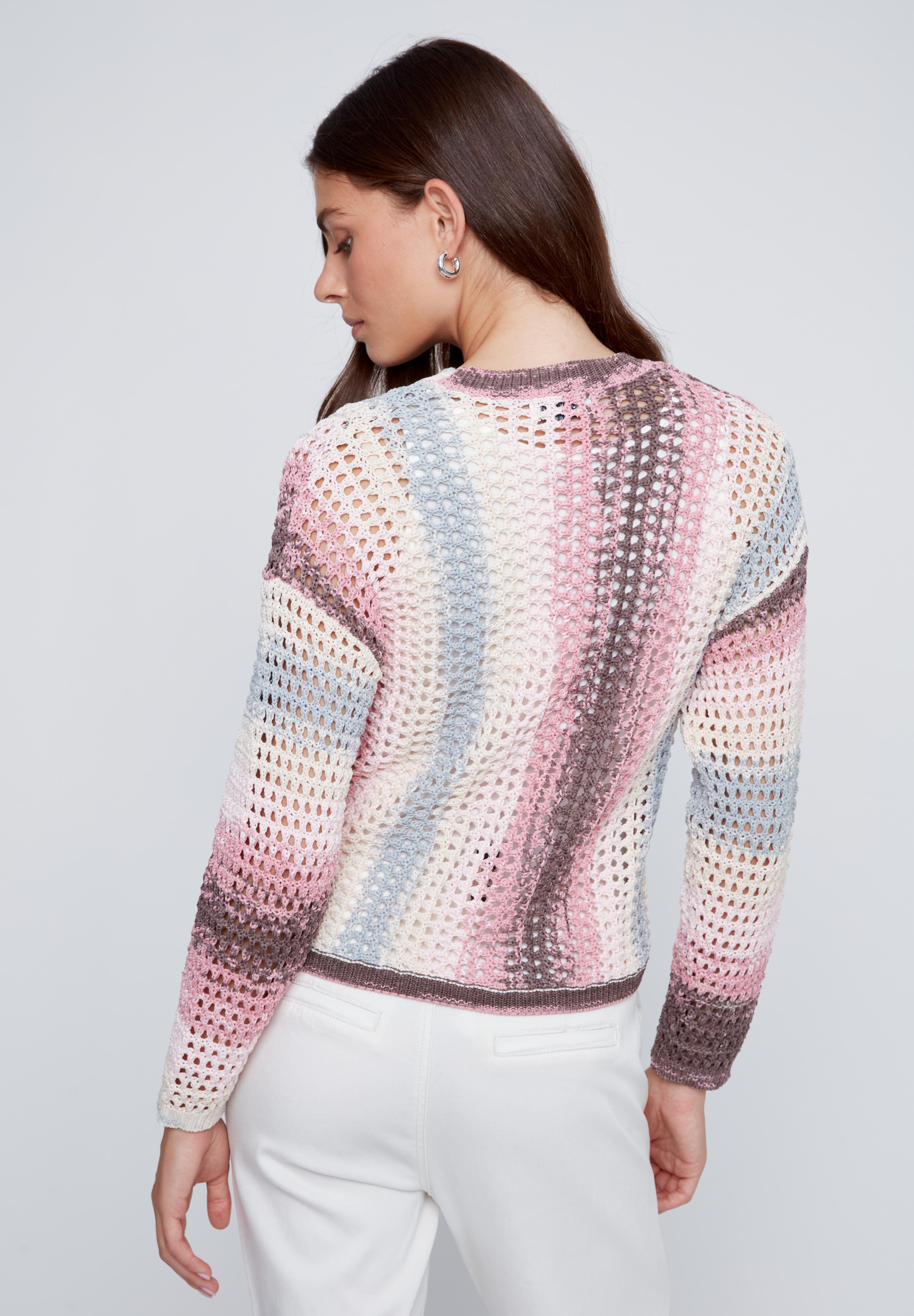 Cardigan en Crochet Mutlicolore