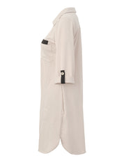 Robe Chemisier Manches 3/4