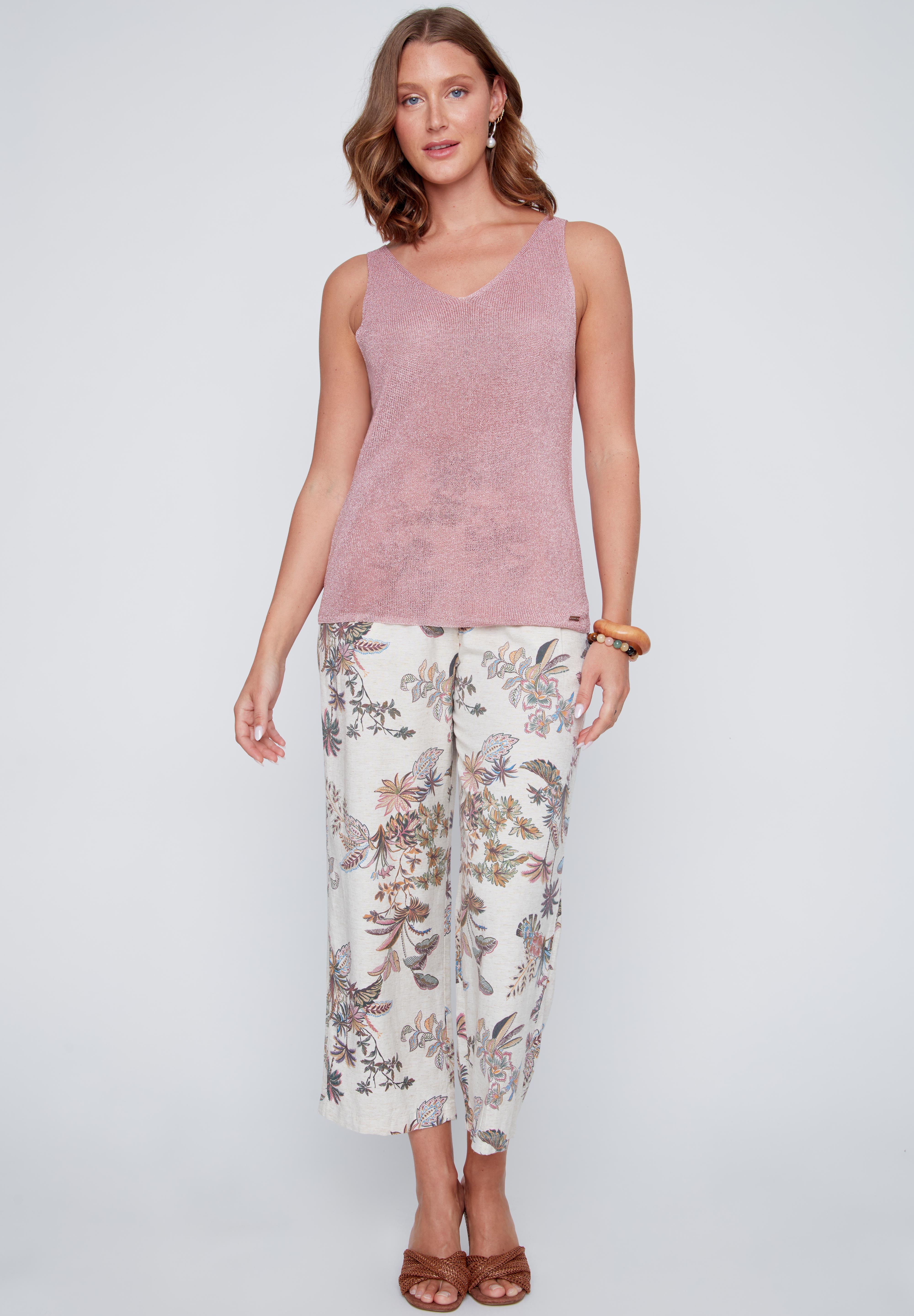 Camisole Col en V en Tricot