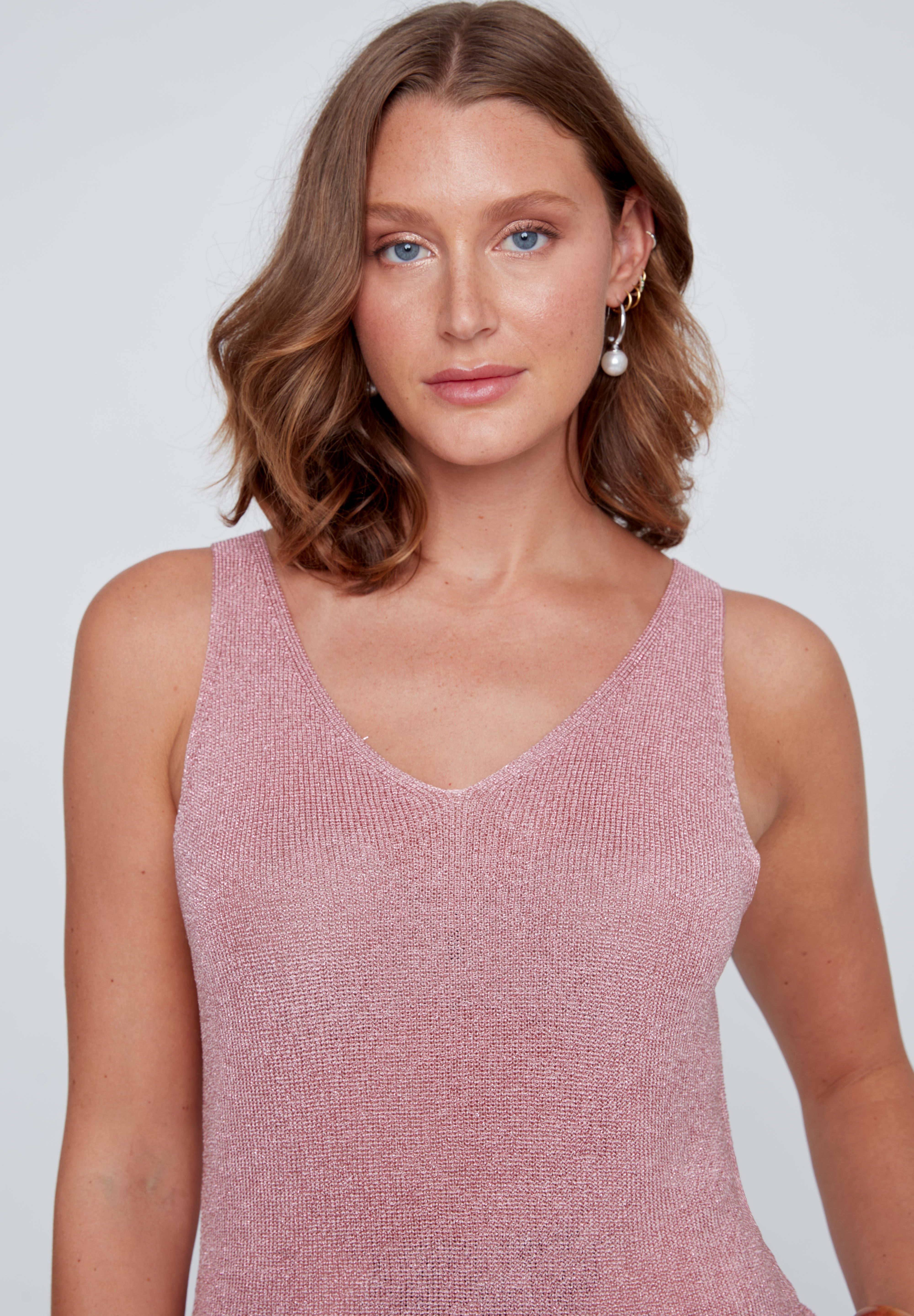 Camisole Col en V en Tricot
