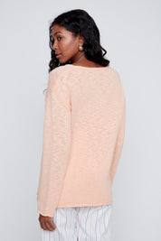 Chandail Manche Longue 100% Coton en tricot