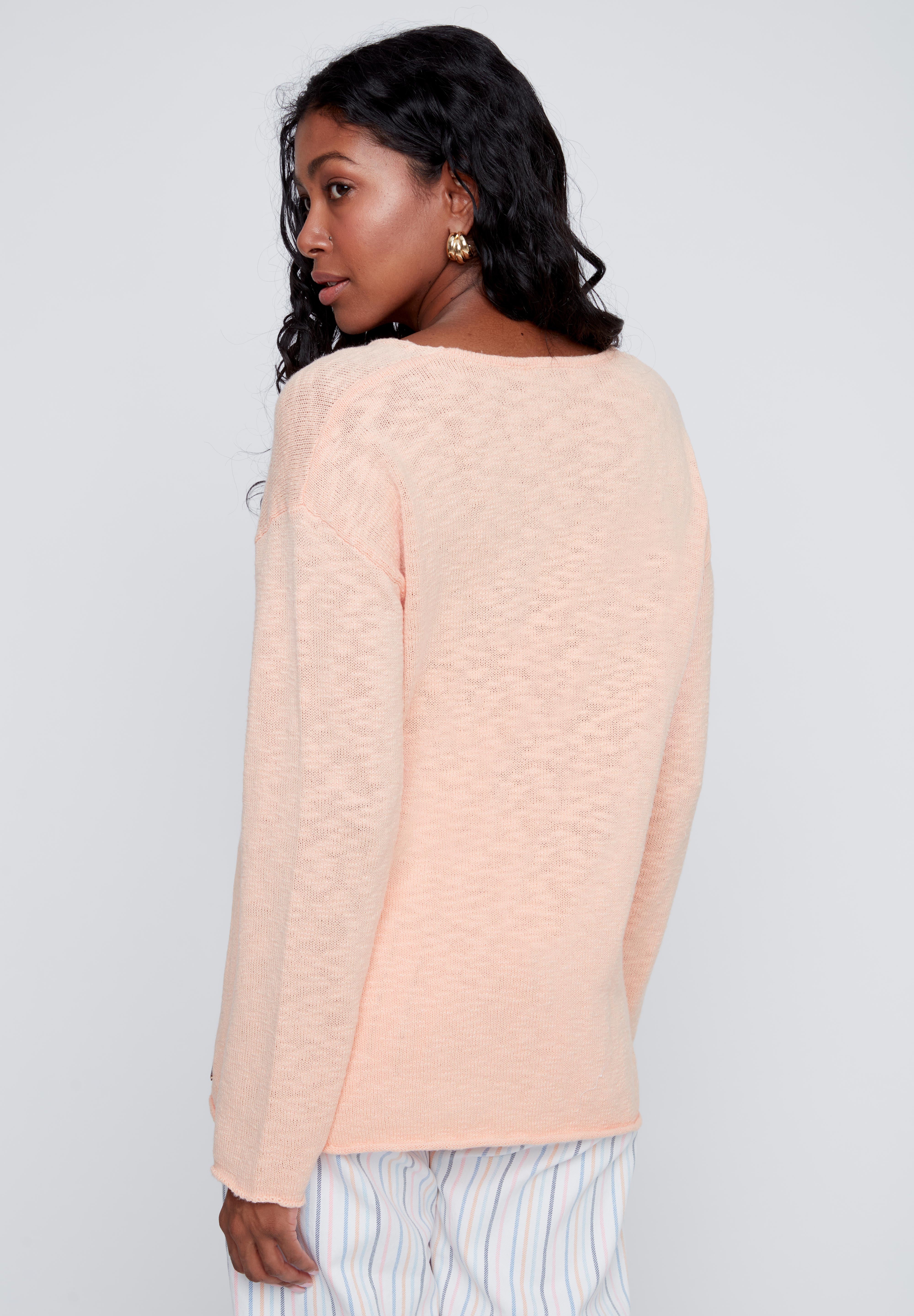 Chandail Manche Longue 100% Coton en tricot