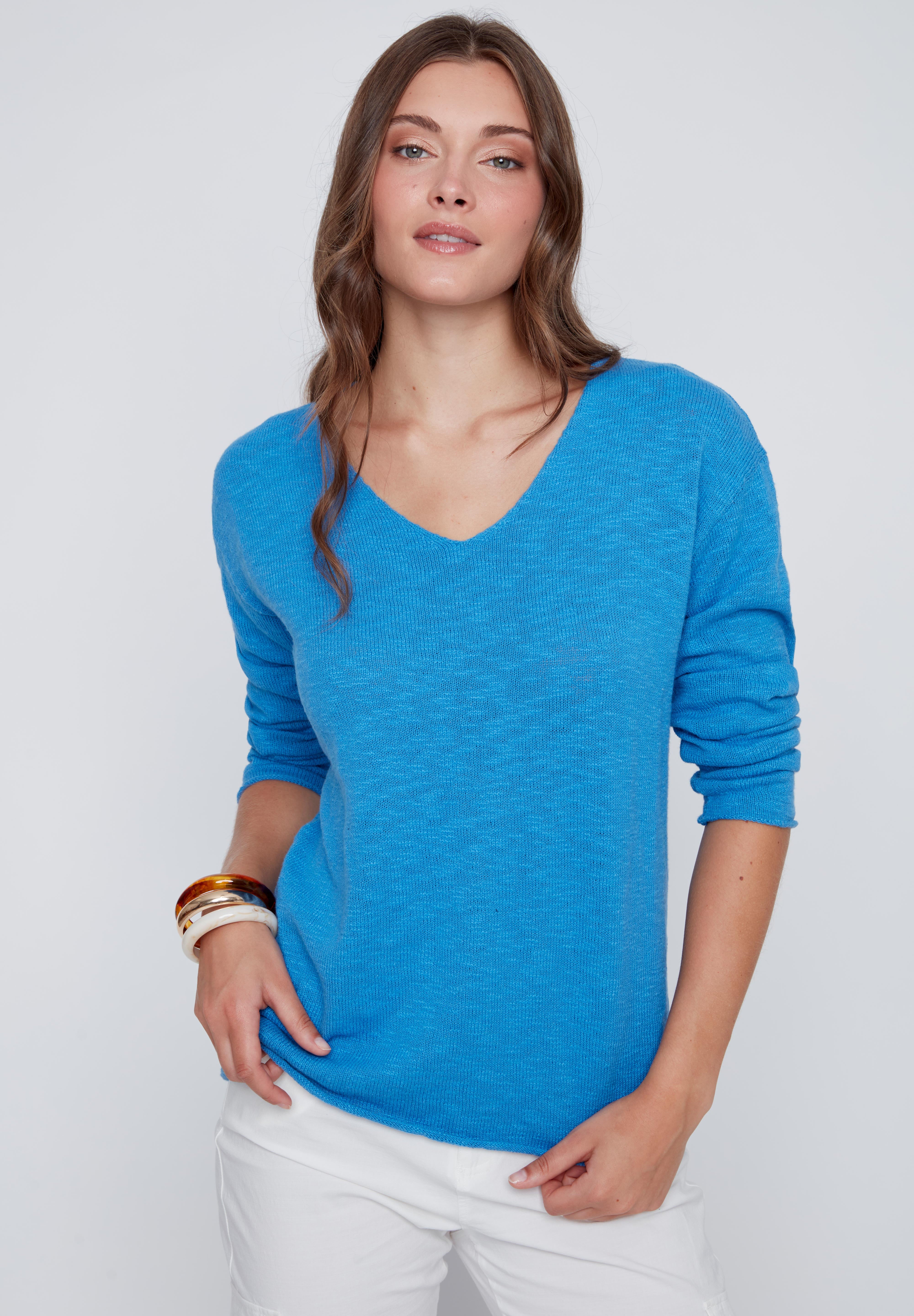 Chandail Manche Longue 100% Coton en tricot