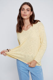 Chandail Manche Longue 100% Coton en tricot