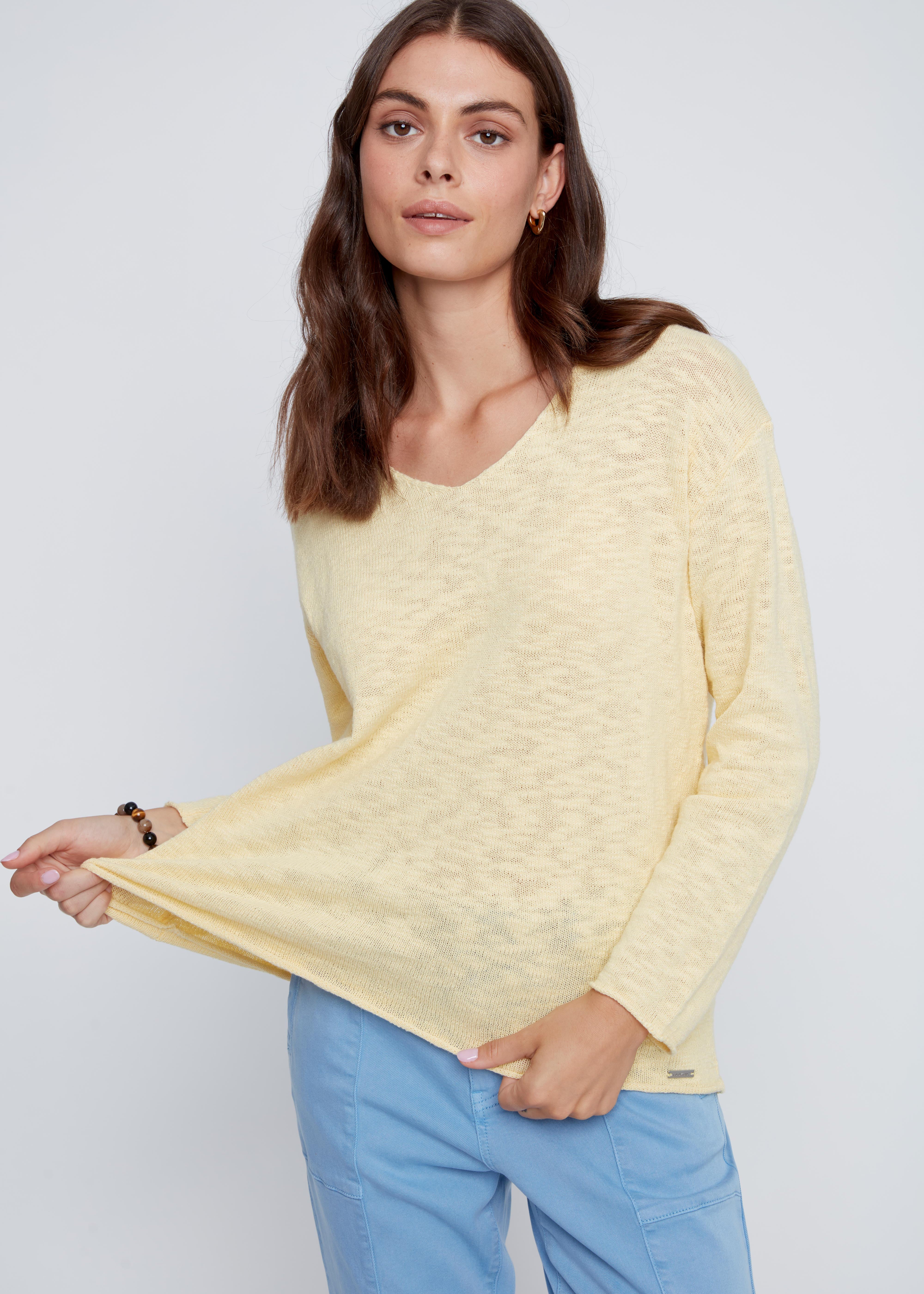 Chandail Manche Longue 100% Coton en tricot