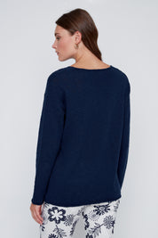 Chandail Manche Longue 100% Coton en tricot