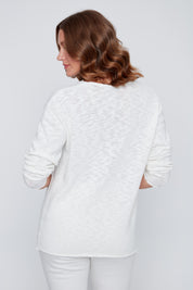 Chandail Manche Longue 100% Coton en tricot