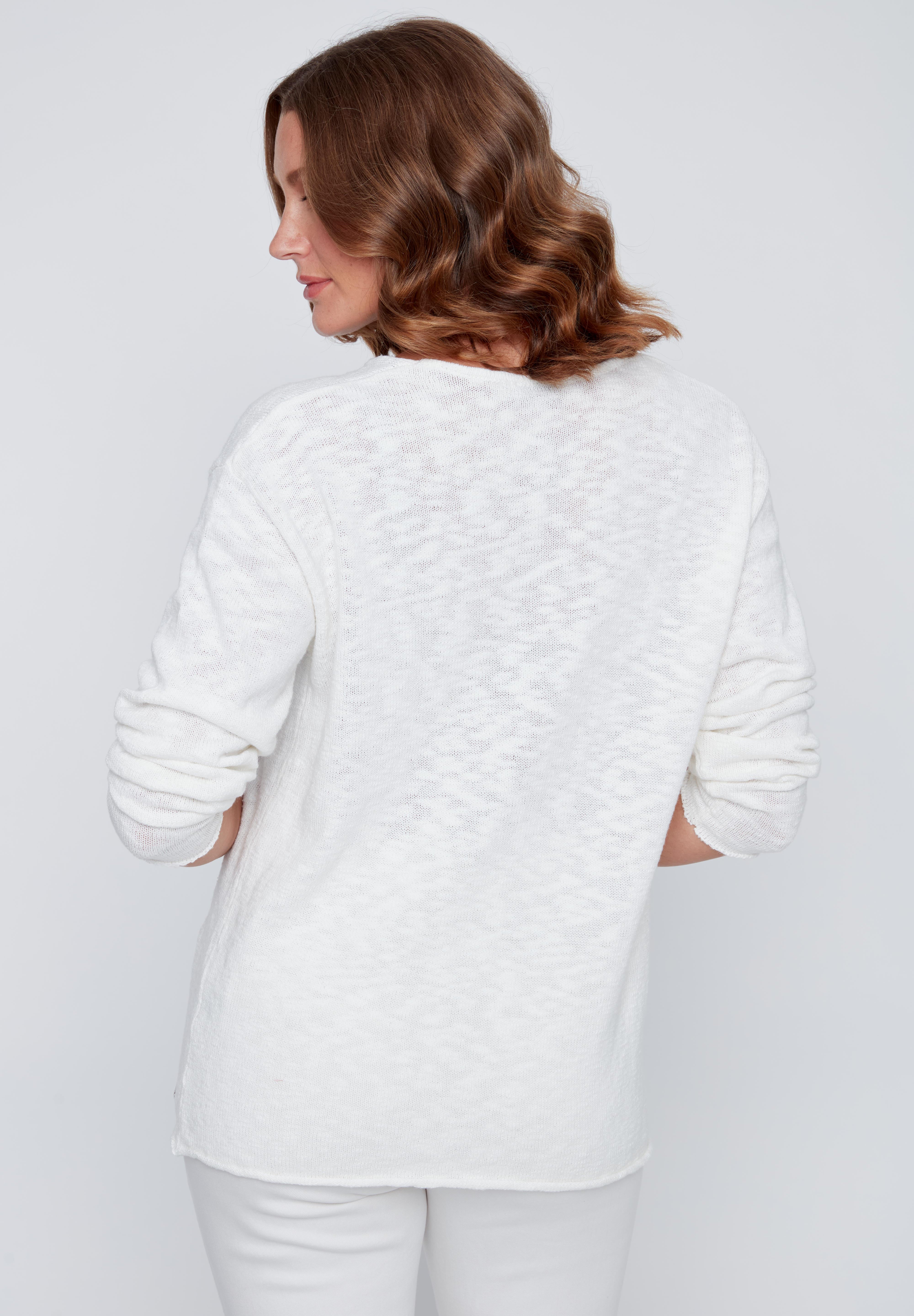 Chandail Manche Longue 100% Coton en tricot