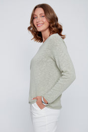 Chandail Manche Longue 100% Coton en tricot