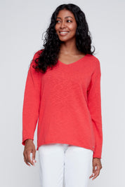 Chandail Manche Longue 100% Coton en tricot