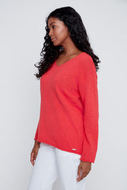 Chandail Manche Longue 100% Coton en tricot