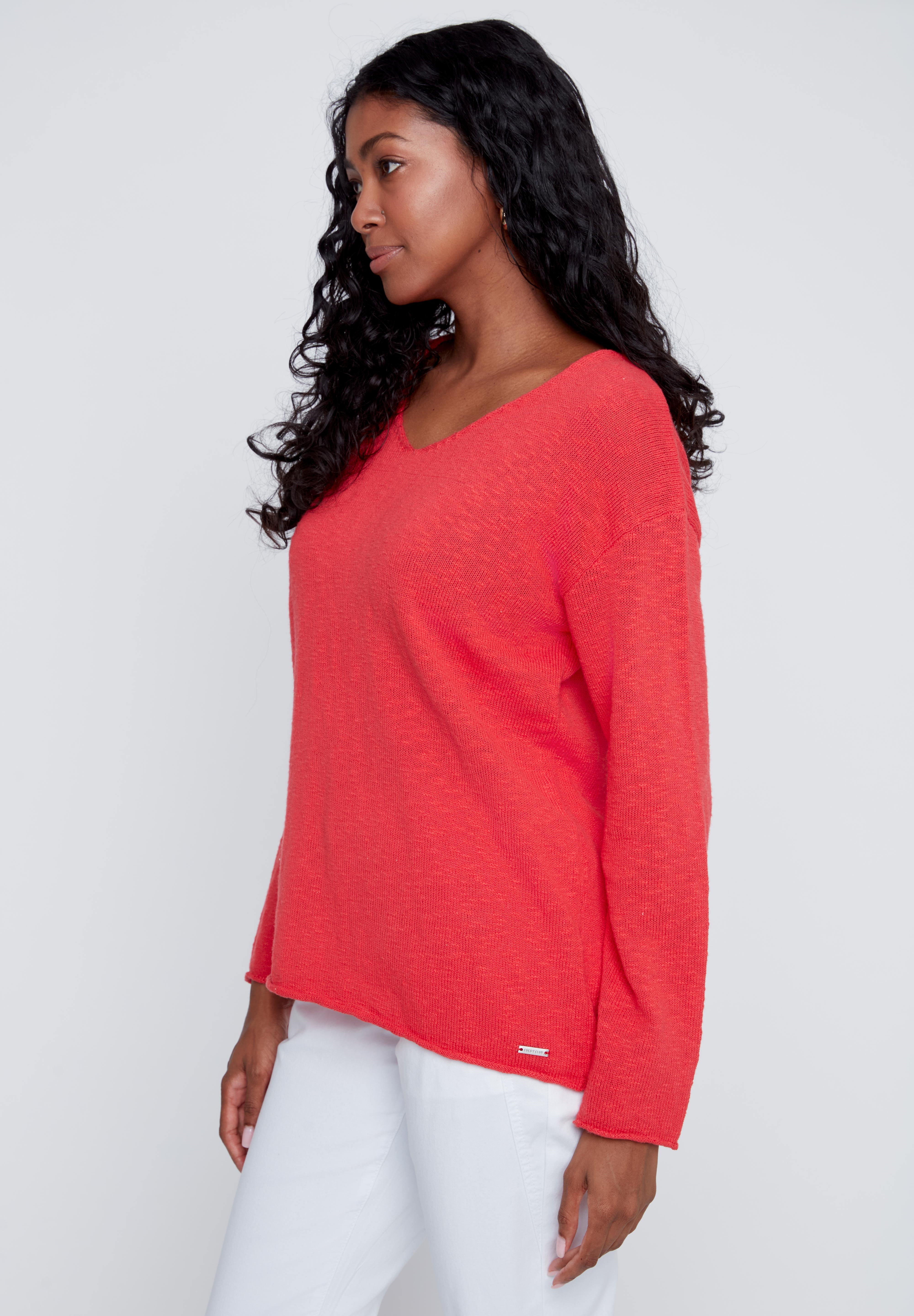 Chandail Manche Longue 100% Coton en tricot