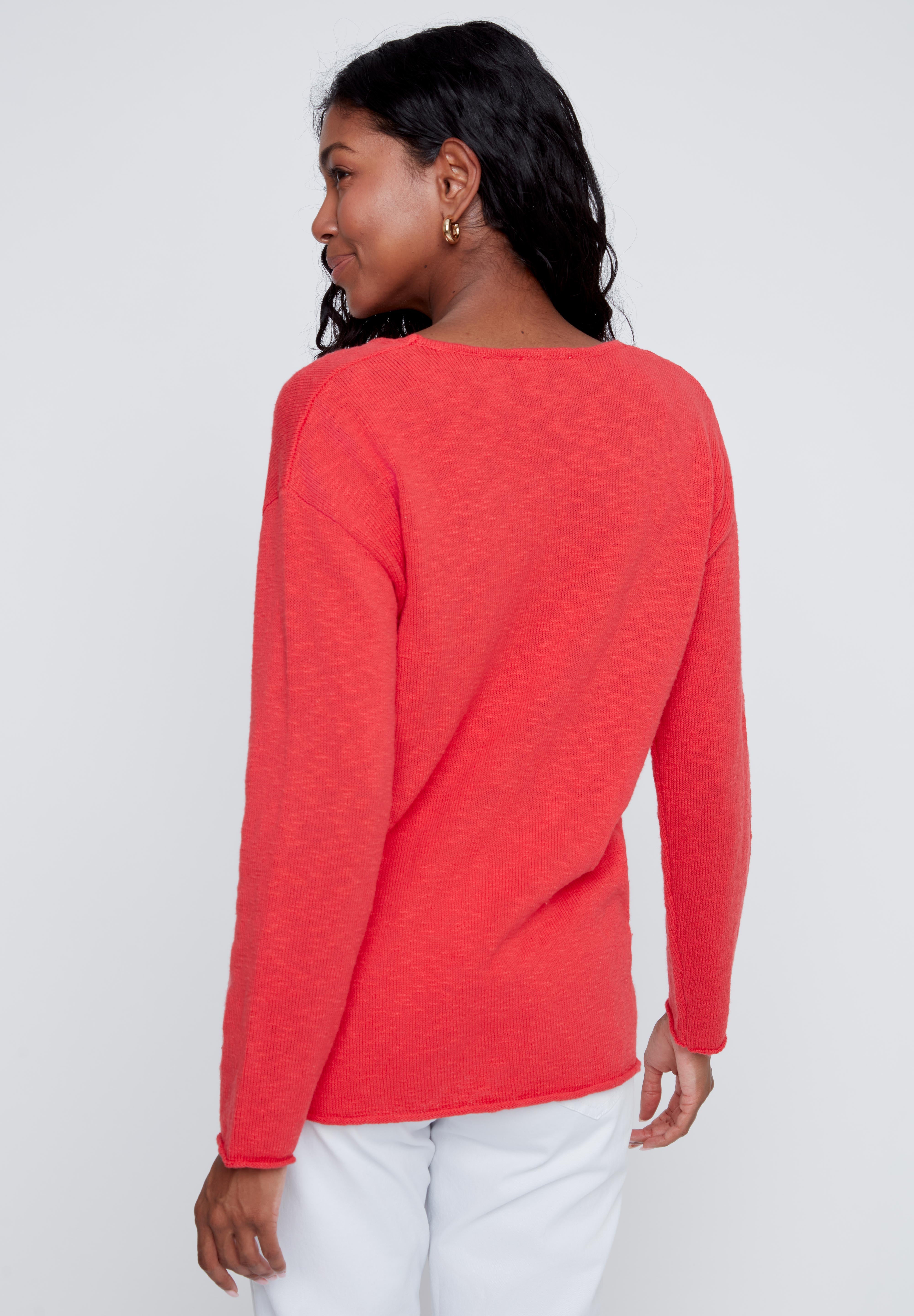 Chandail Manche Longue 100% Coton en tricot