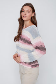 Chandail en tricot Multicolore