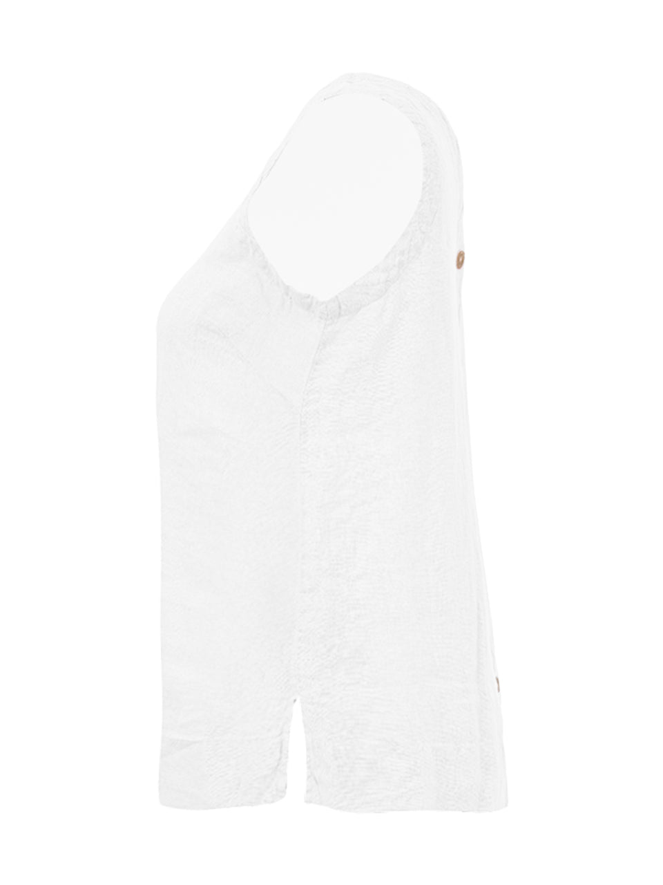Camisole Réversible 100% Lin avec Boutons dans le Dos
