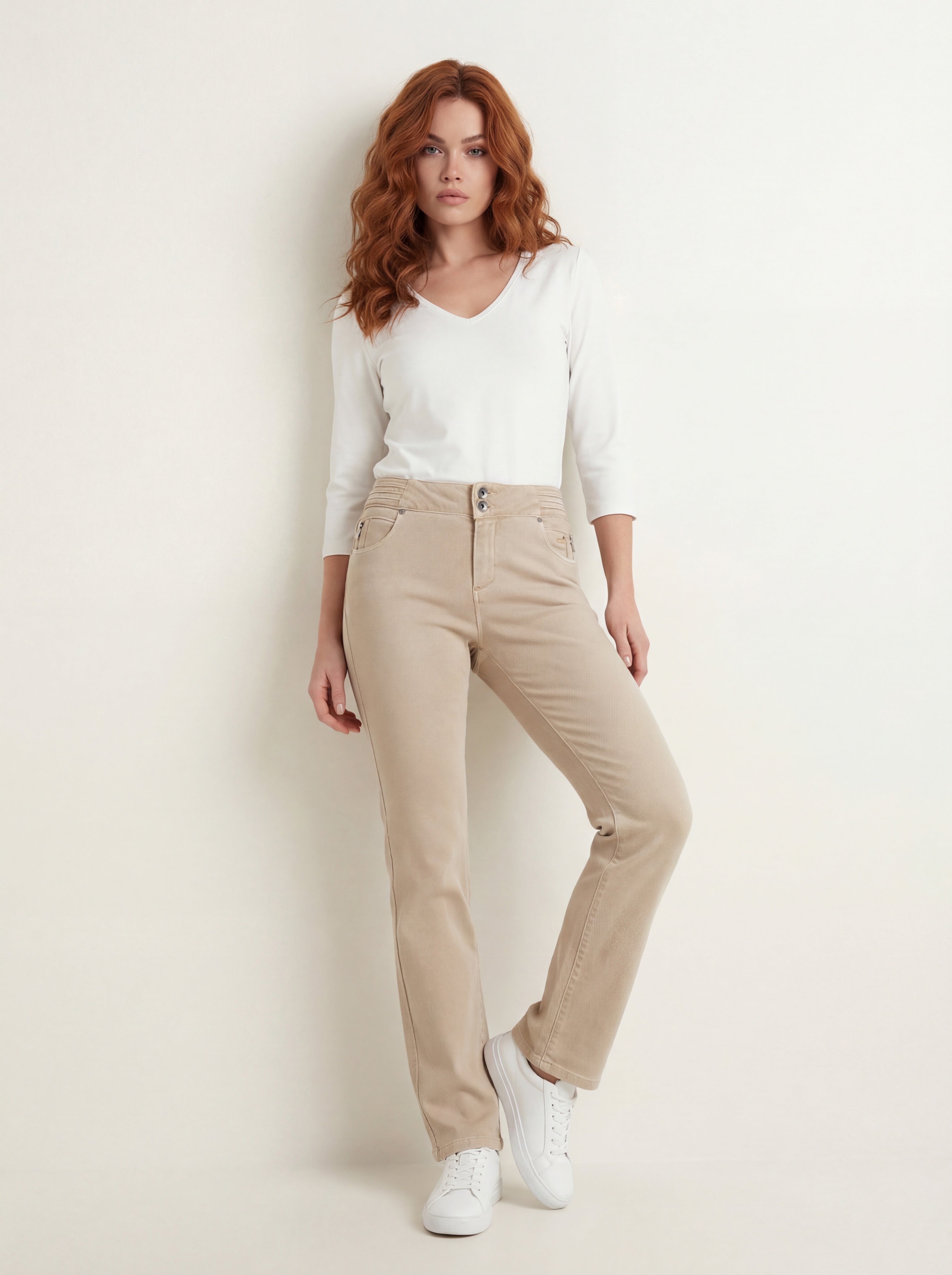 Pantalon Avoine tissé, Avoine, photo 1