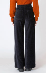 Pantalon en Velours Côtelé à Jambe Large