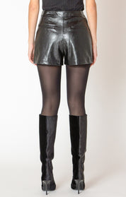 Short en Cuir Végane