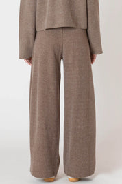 Pantalon Côtelé à Jambe Large