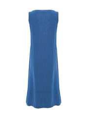 Robe Longue en Lin Col en V
