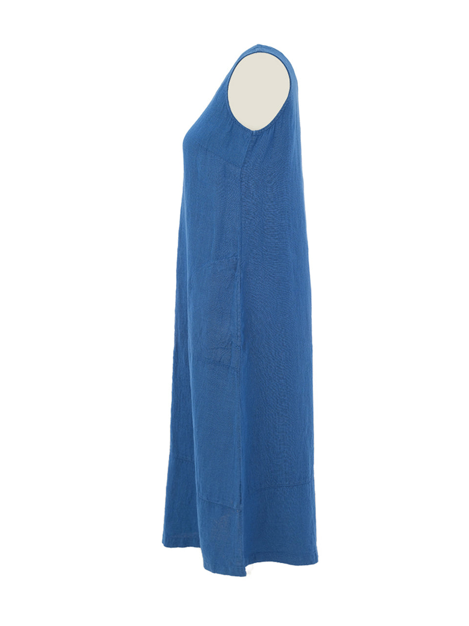 Robe Longue en Lin Col en V