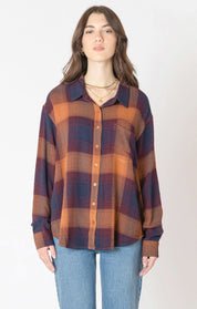 Chemise à Carreaux Texturée