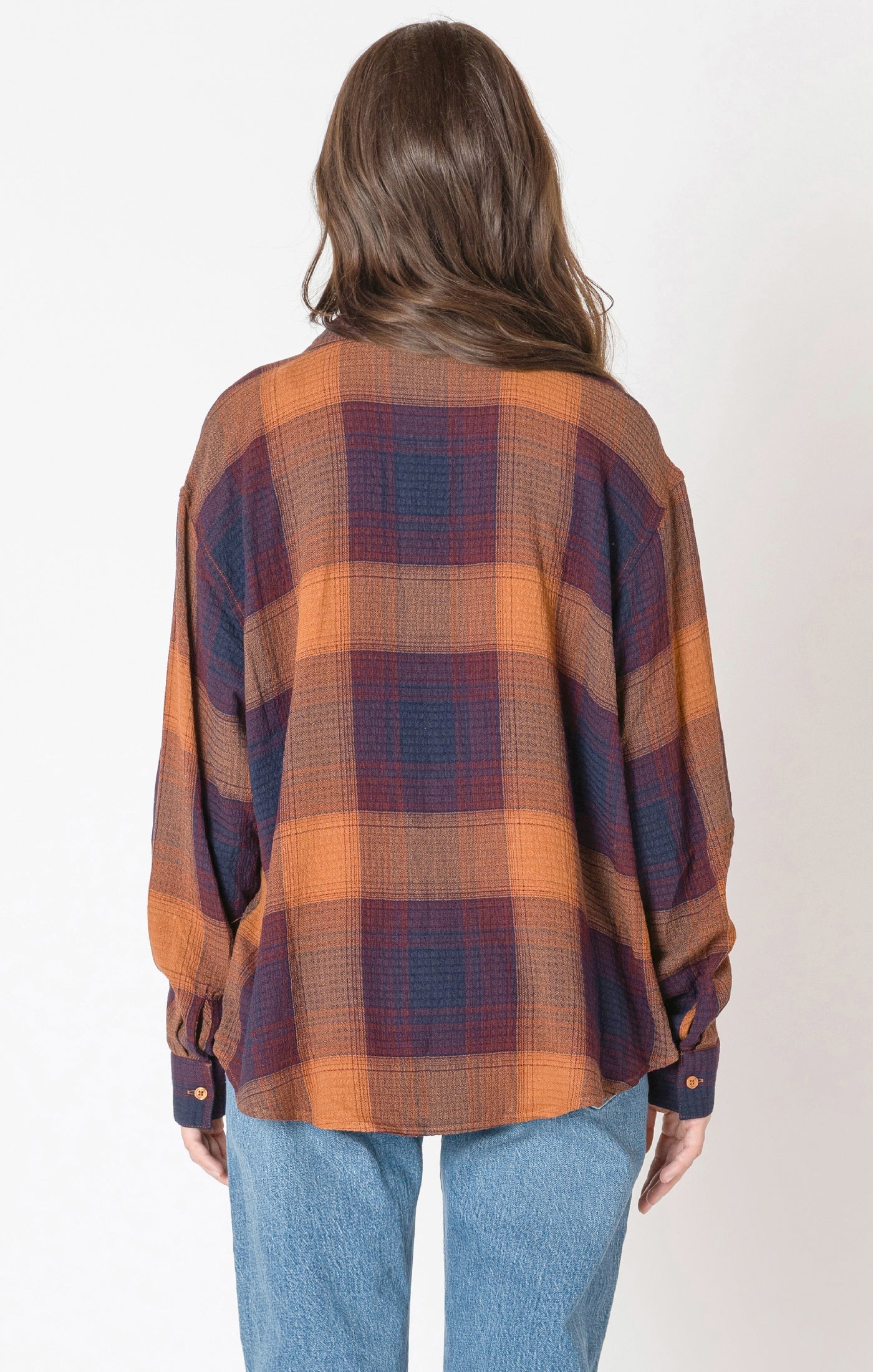 Chemise à Carreaux Texturée