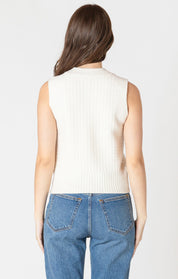 Débardeur en Tricot à Mailles Texturées