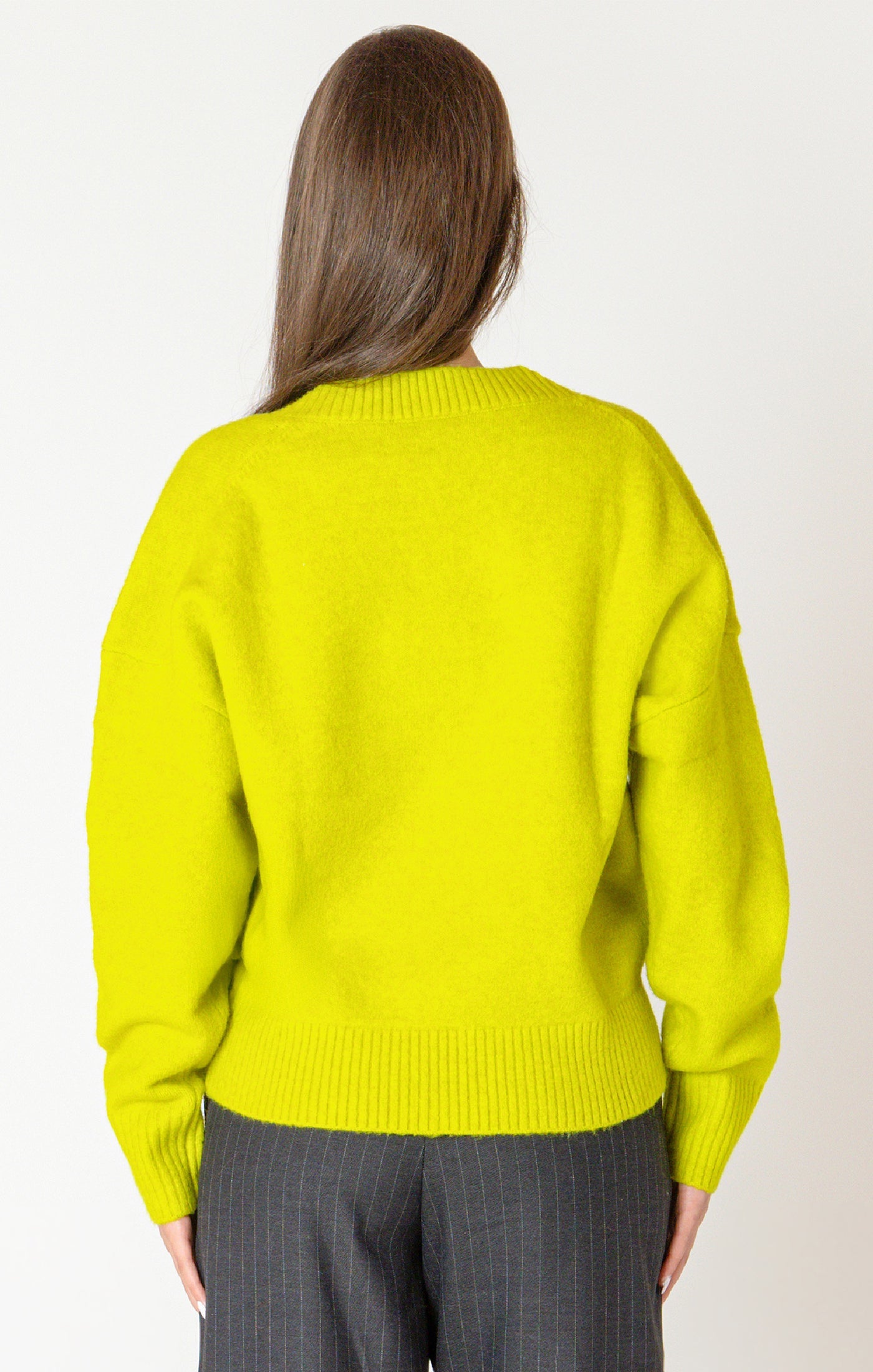 Chandail Tricot Doux Col en V