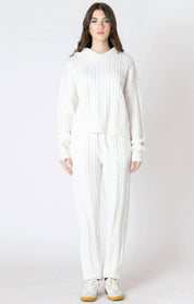 Chandail à Capuchon en Tricot