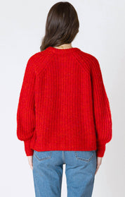 Cardigan à Col Rond Texturé