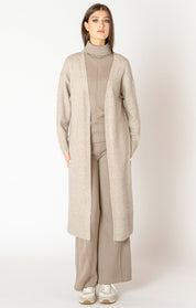 Cardigan Long en Tricot