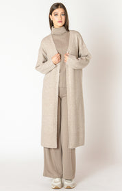 Cardigan Long en Tricot