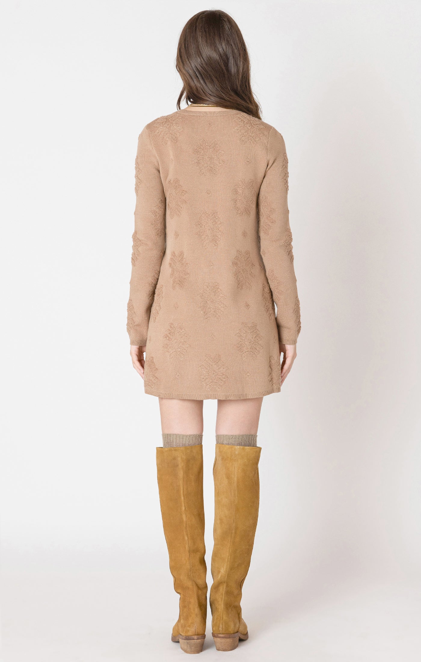 Robe en Tricot à Motifs
