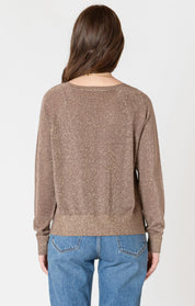Chandail Raglan en Tricot Fin et Lurex