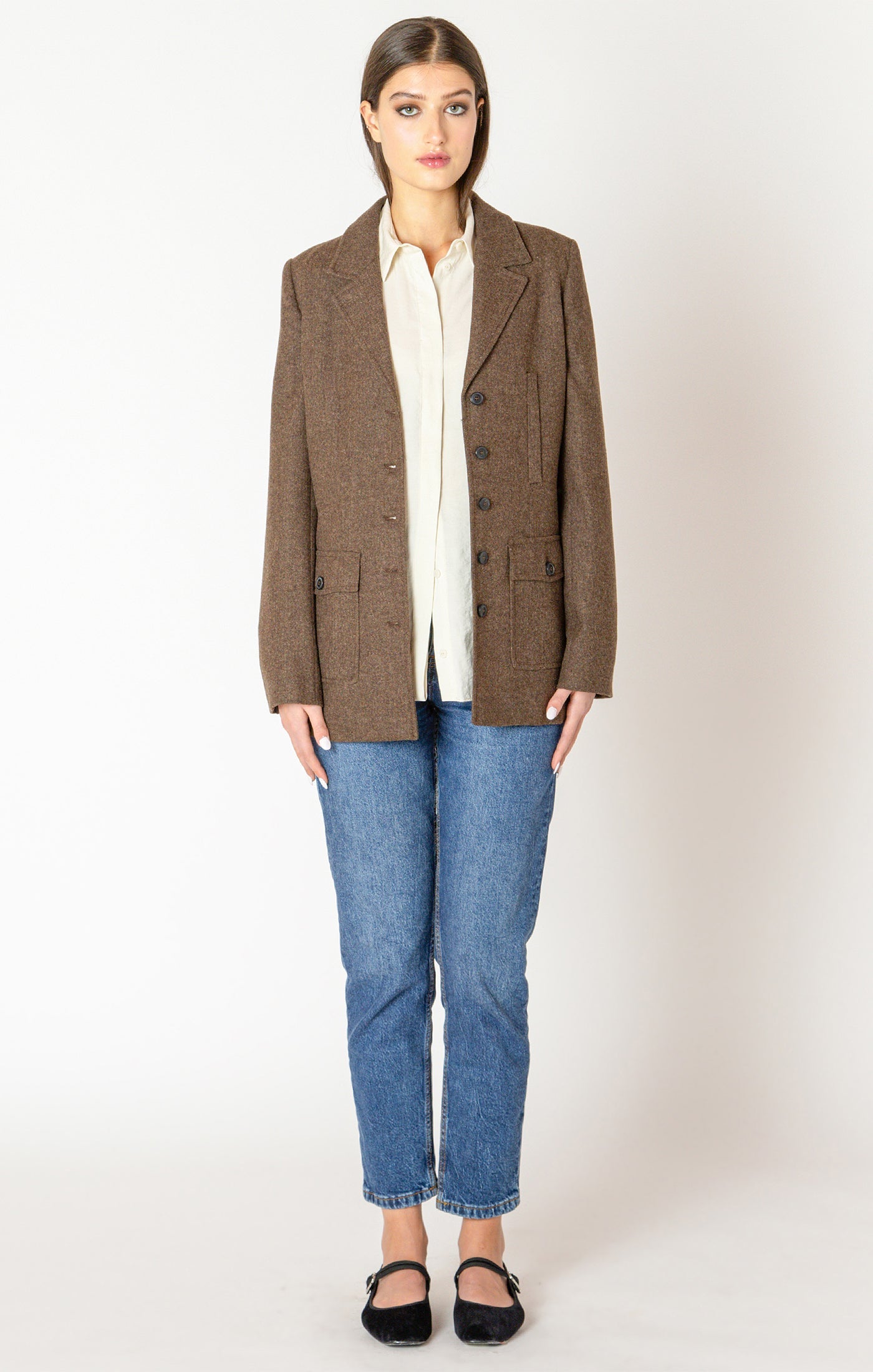 Veston Manteau avec Poches