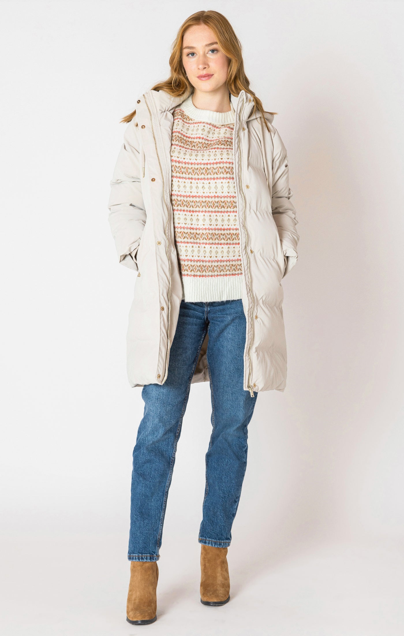 Manteau Matelassé à Capuchon