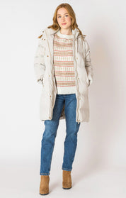 Manteau Matelassé à Capuchon
