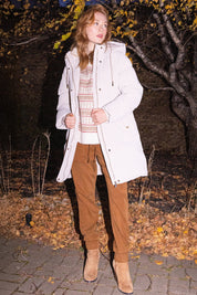 Manteau Matelassé à Capuchon