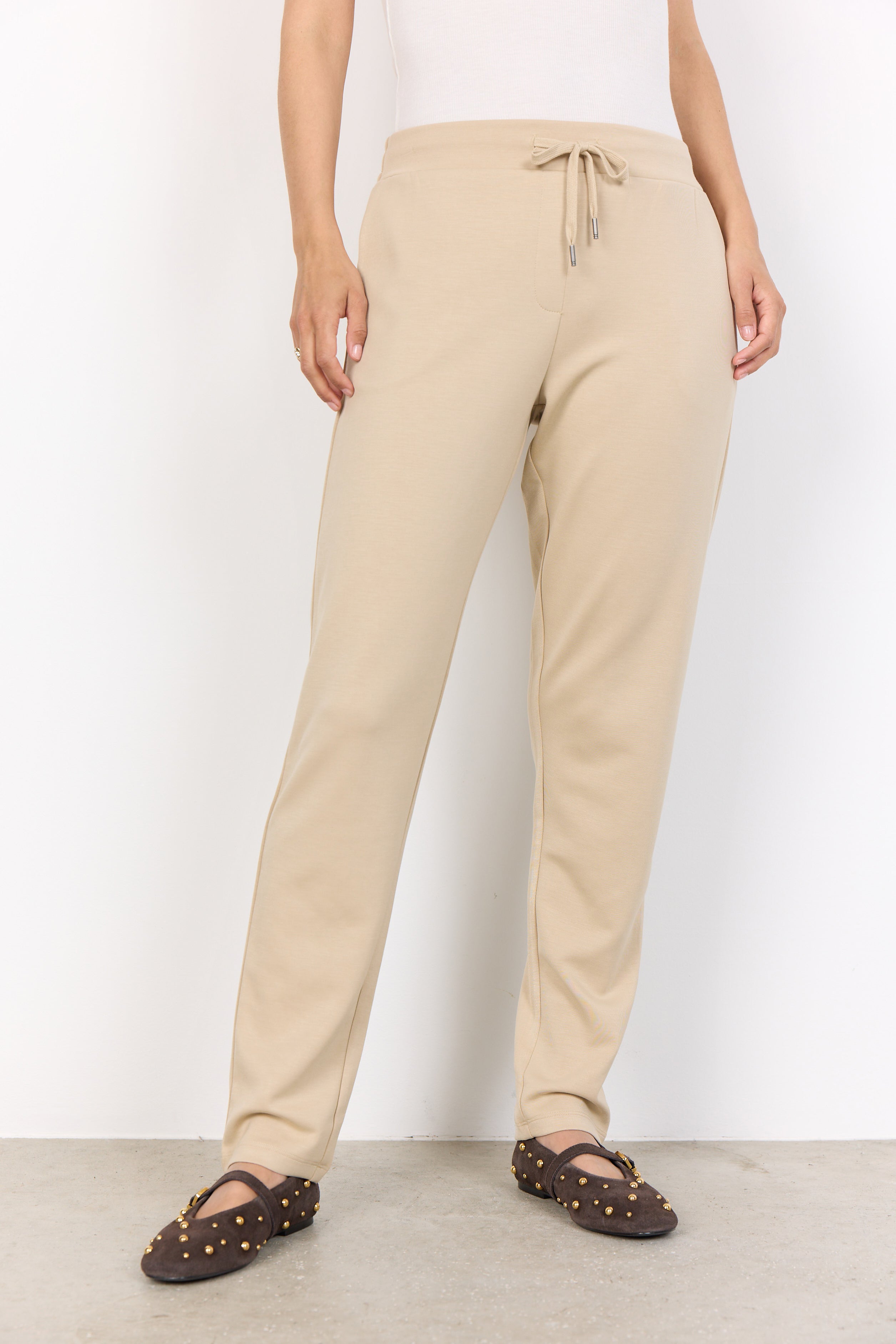 Pantalon étroit Coton Modal à Enfiler