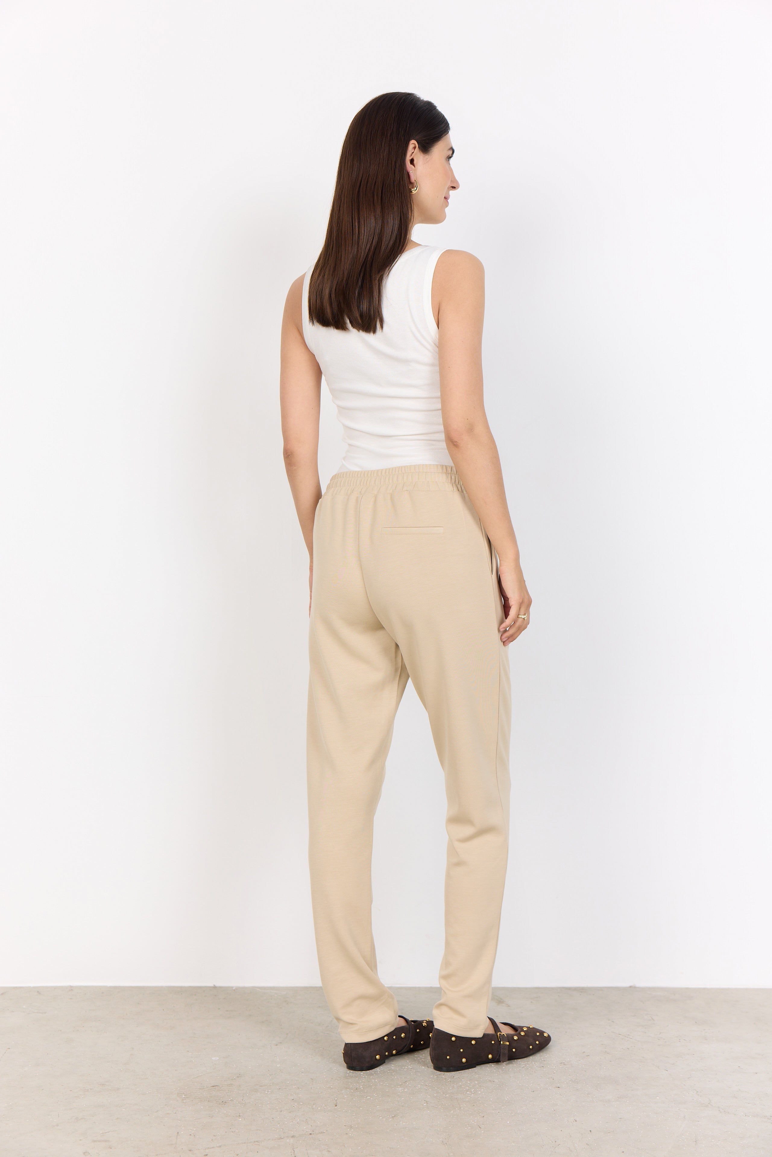 Pantalon étroit Coton Modal à Enfiler