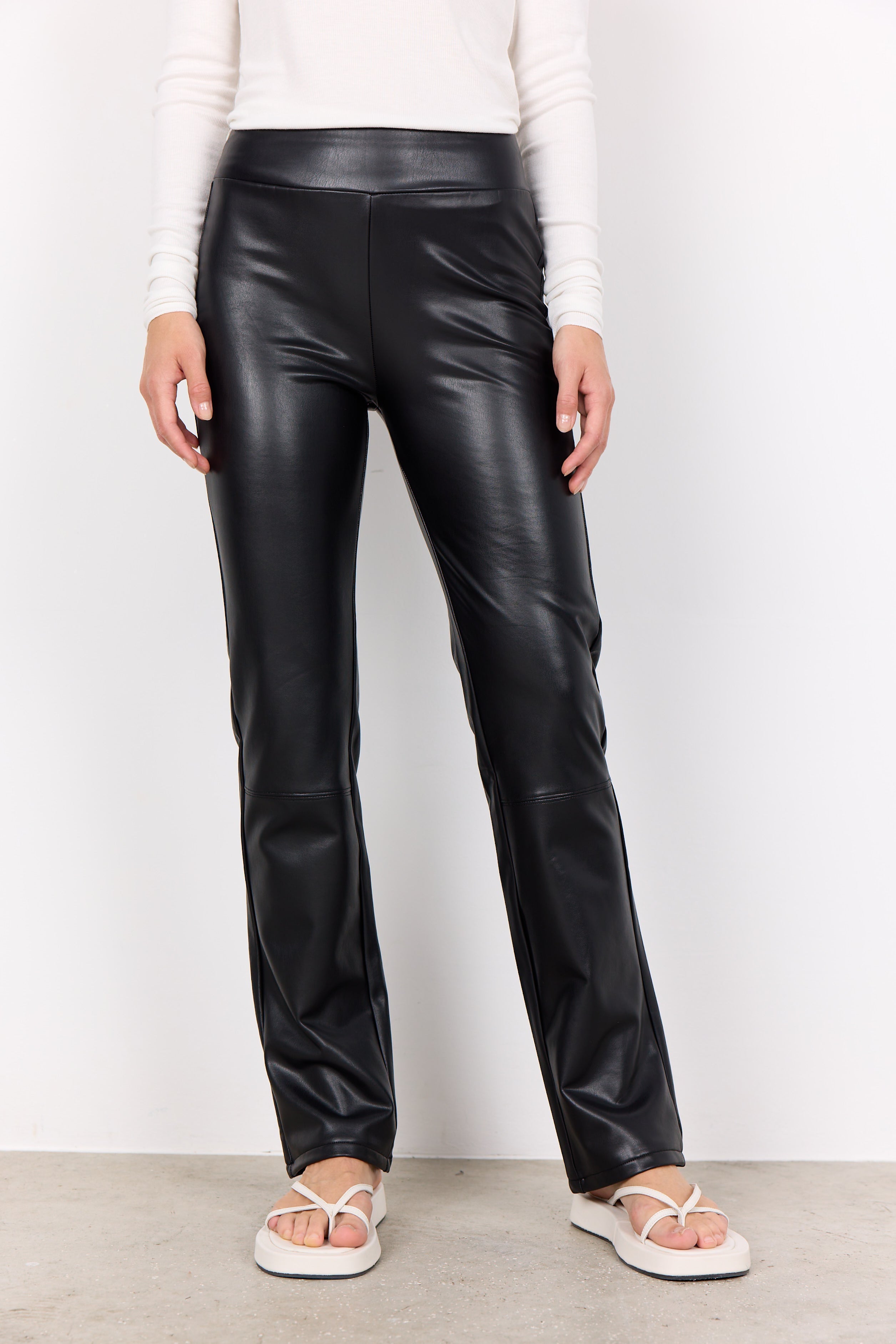 Pantalon Simili Cuir sans Zip