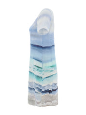 Robe en Lin Imprimée Bord de Mer