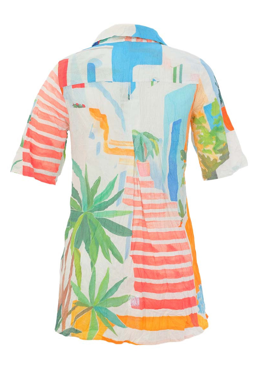 Chemisier Imprimé Tropical