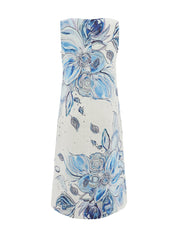 Robe en Lin Imprimé Floral